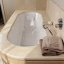 Tapis de bain antidérapant avec dossier de soutien Tapis de bain antidérapant avec dossier de soutien