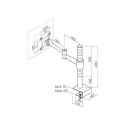 Support écran plat avec bras articulé Support écran plat avec bras articulé