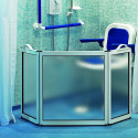 Pare-douche portable 3 panneaux Pare-douche portable 3 panneaux
