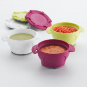 Bol thermo avec couvercle - Assiette ergonomique et bol - Tous Ergo