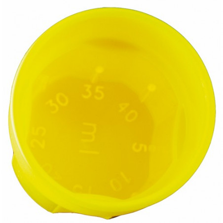 Verre à pipette avec couvercle boite à médicaments