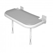Siège de douche rembourré rectangulaire ADA rabattable - Tous ergo