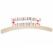 Grand support de cartes à jouer en bois