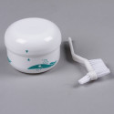 Boîte à dentier et sa brosse Boîte à dentier et sa brosse