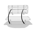 Pieds de baignoire pour plan de toilette repliable Pieds de baignoire pour plan de toilette repliable