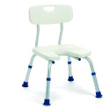 Chaise de douche avec découpe Melbourne blanc Chaise de douche avec découpe Melbourne blanc