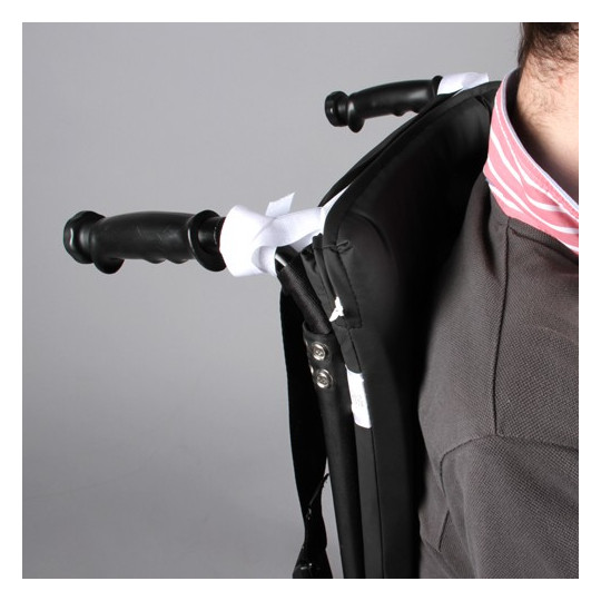 Coussin pour dossier de fauteuil roulant