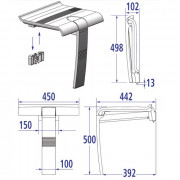 Siège de douche amovible ARSIS