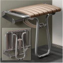 Siège de douche escamotable avec béquille automatique grande taille Siège de douche escamotable avec béquille automatique grande taille