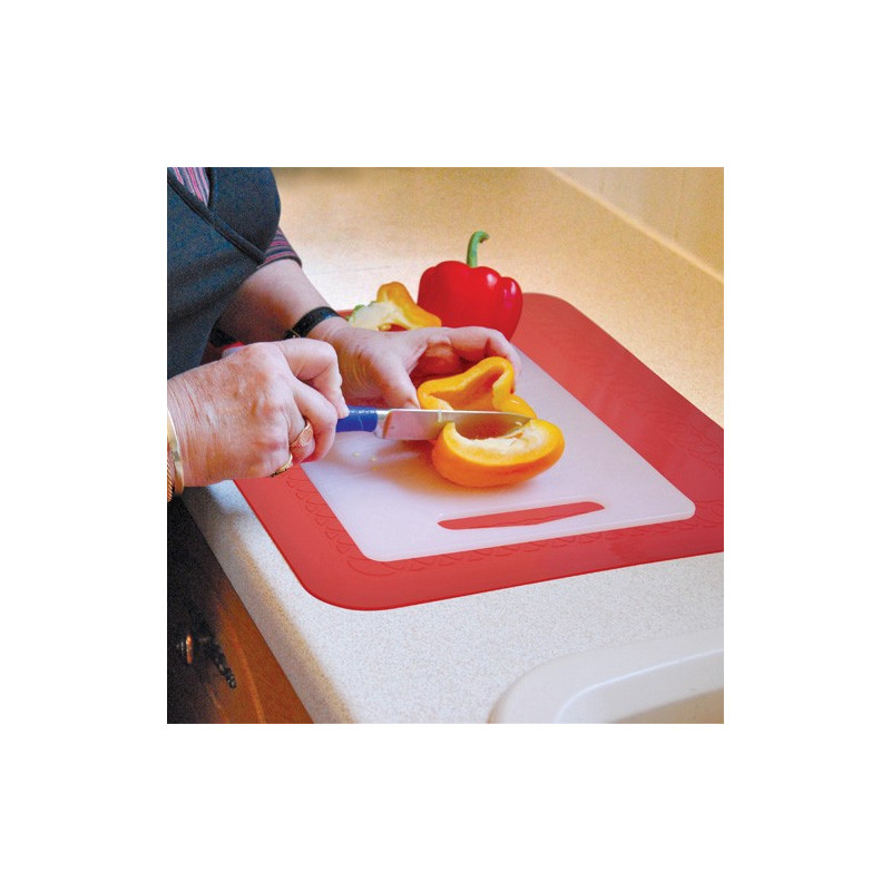 Set de table antidérapant rectangulaire 38 x 45 cm - Rouge - 45 cm