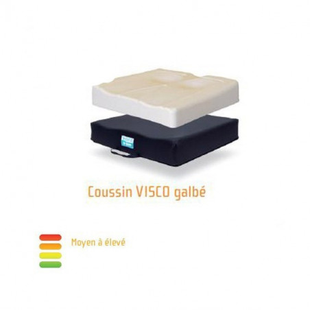 Coussin anti-escarres Visco galbé LIGHT