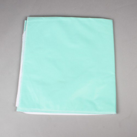 Alèse lavable en tissu bordable avec rabats (x1)