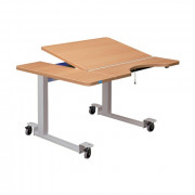 Table 2 plateaux à vérin - Mobilier ergonomique - Tous ergo