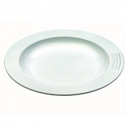Assiette collectivité demi-creuse