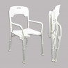 Chaise de douche pliable Laly