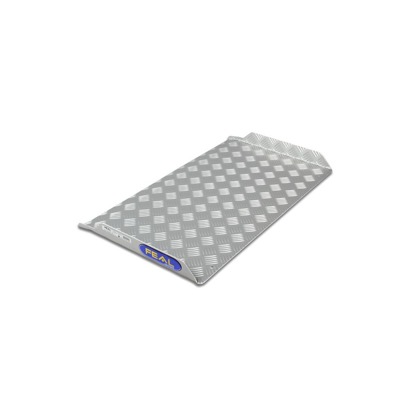 Rampe de seuil en caoutchouc 6,5 x 2,5 x 100 cm en PVC pour fauteuil