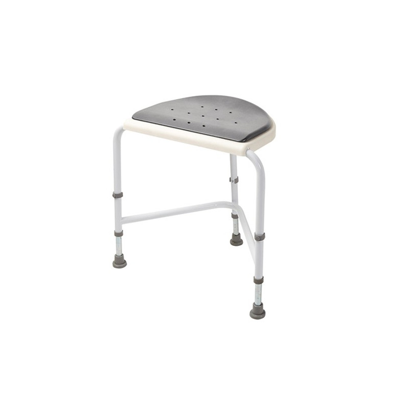 Tabouret de douche d'angle NUVO rembourré - Non - 39 cm