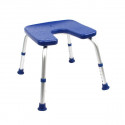 Tabouret de douche avec découpe Sidney bleu Tabouret de douche avec découpe Sidney bleu