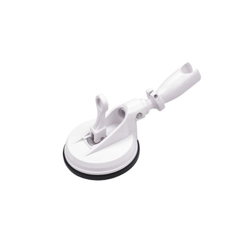 SUPPORT DOUCHETTE SUR VENTOUSE ABS PVC BLANC