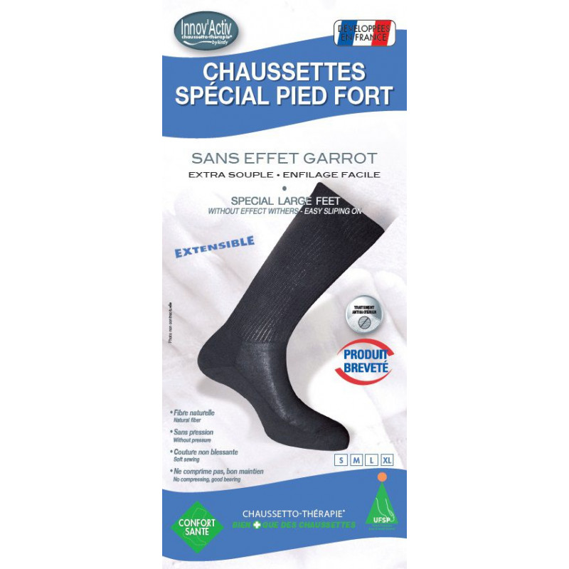 chaussure pied fort