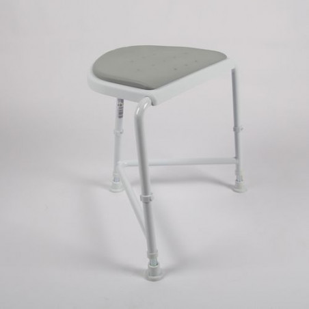 Tabouret de douche d'angle NUVO rembourrée