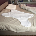Taie d'oreiller ergonomique pour patient ventilé coton zippée Taie d'oreiller ergonomique pour patient ventilé coton zippée
