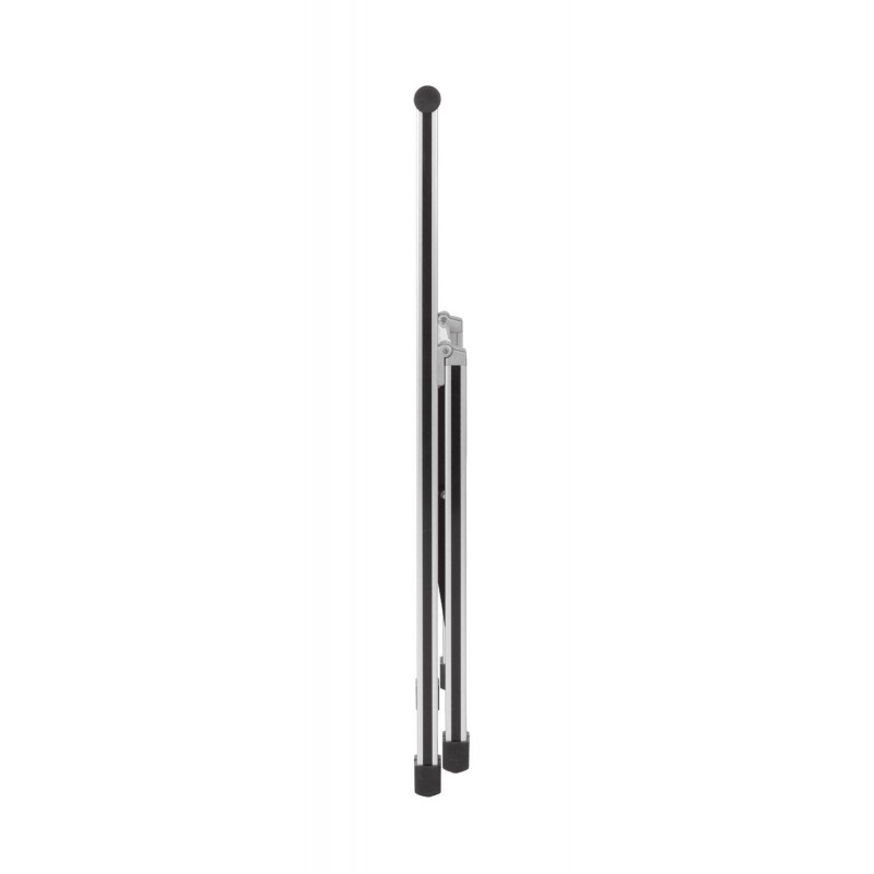 Escabeau pliant Wenky - Gris / Noir - 5,5 cm