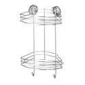 Etagère d'angle 2 niveaux pour salle de bain Etagère d'angle 2 niveaux pour salle de bain
