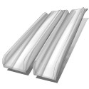 Paire de rampes d'accès longueur fixe extra-longues Paire de rampes d'accès longueur fixe extra-longues