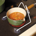 Support bloquant de poignée de casserole Support bloquant de poignée de casserole