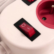 Bloc multiprise rallonge multicolore