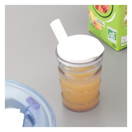Verre anti-renversement transparent 20 cl