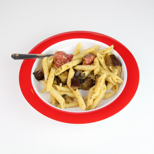 Assiette asymétrique Ornamin