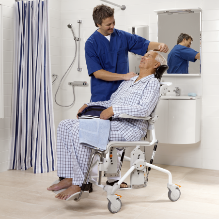 Fauteuil de douche inclinable Swift Mobile Fauteuil de douche inclinable Swift Mobile