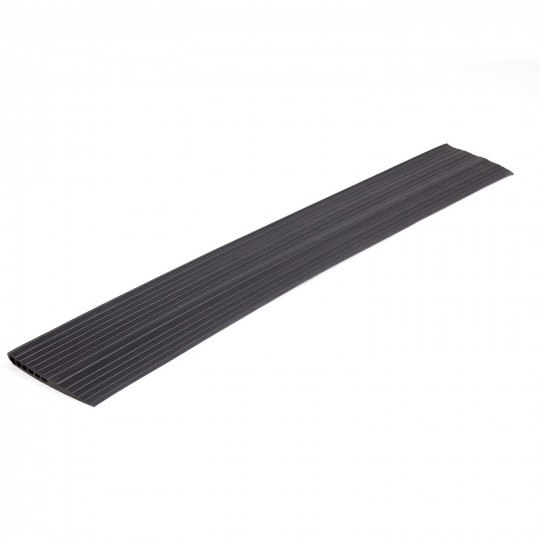 Rampe De Seuil En Caoutchouc Antidérapante 49x22x6 Cm - Pour Robot Aspirateur, Voiture, Fauteuil Roulant…