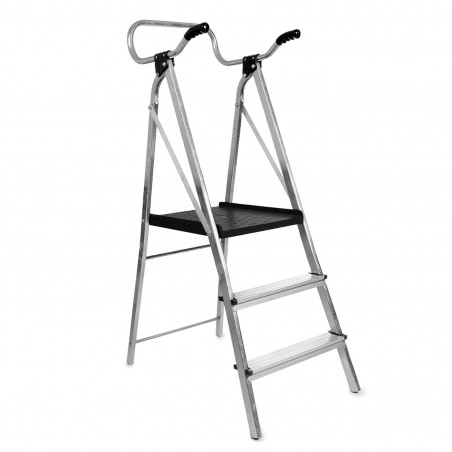 Escabeau sécurisé et stabilisé