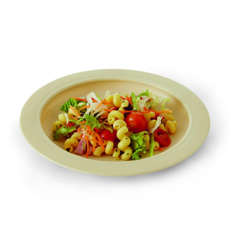 Assiette avec bord intérieur