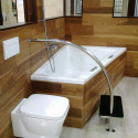 Marchepied et poignée de bain Hydrus acier inoxydable Marchepied et poignée de bain Hydrus acier inoxydable
