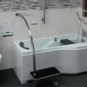 Marchepied et poignée de bain Hydrus acier inoxydable Marchepied et poignée de bain Hydrus acier inoxydable