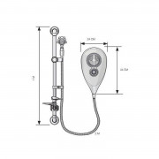 Ensemble de douche ergonomique Arka