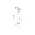 Barre d'appui rabattable en inox avec pieds réglable Barre d'appui rabattable en inox avec pieds réglable