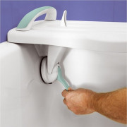 Planche de bain avec ventouses