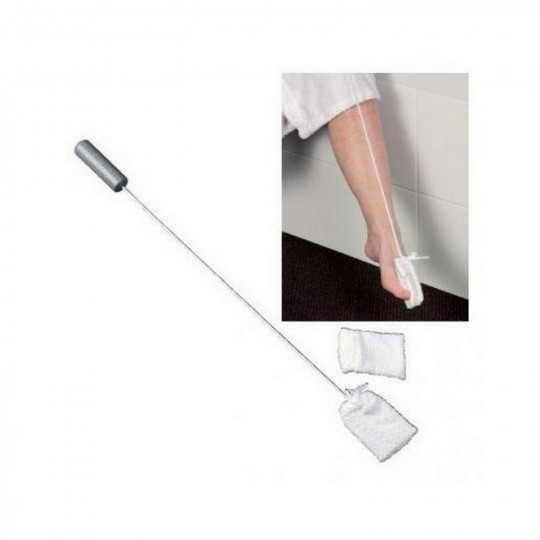 Brosse à long manche pour orteils
