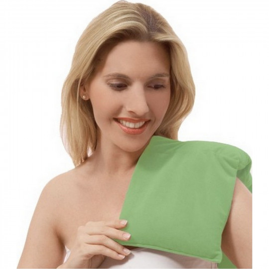 Coussin de relaxation à chauffer avec plantes