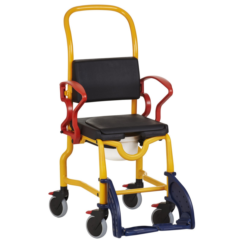 Chaise de douche enfant Augsburg - Taille : Roues 5 pouces - Oui - Roues 5 pouces