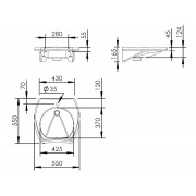 Lavabo PMR Basicline - 425-003