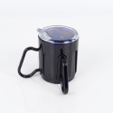 Couvercle pour tasse avec anses amovibles