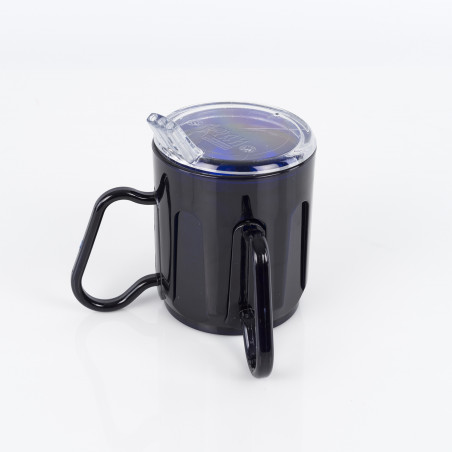 Couvercle pour tasse avec anses amovibles