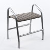 Tabouret de douche design avec poignées Pellet