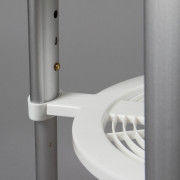 Tabouret de douche pivotant avec plateau